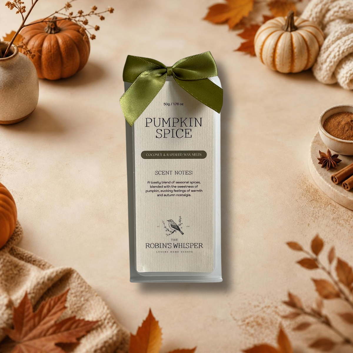 Pumpkin Spice Wax Melt Bar